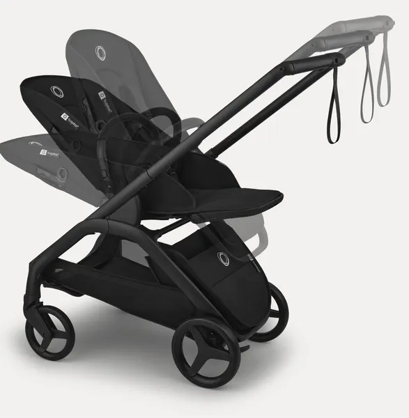 Изображение товара Детская прогулочная коляска Bugaboo Dragonfly complete (Black/Heritage Black Plus)