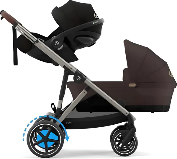 Изображение товара Детская прогулочная коляска Cybex e-Gazelle S (Chocolate Brown)