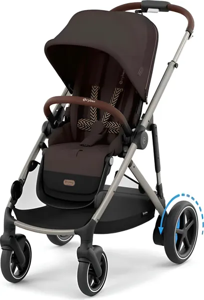 Изображение товара Детская прогулочная коляска Cybex e-Gazelle S (Chocolate Brown)
