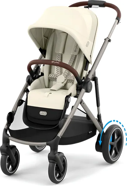Изображение товара Детская прогулочная коляска Cybex e-Gazelle (Seashell Beige)