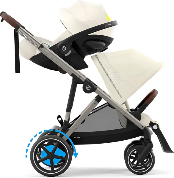 Изображение товара Детская прогулочная коляска Cybex e-Gazelle (Seashell Beige)