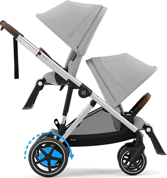 Изображение товара Детская прогулочная коляска Cybex e-Gazelle (Stone Grey)