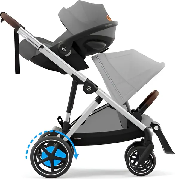 Изображение товара Детская прогулочная коляска Cybex e-Gazelle (Stone Grey)