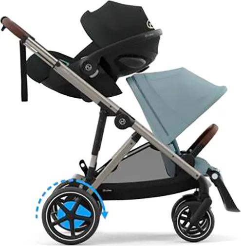 Изображение товара Детская прогулочная коляска Cybex e-Gazelle (Stormy Blue)