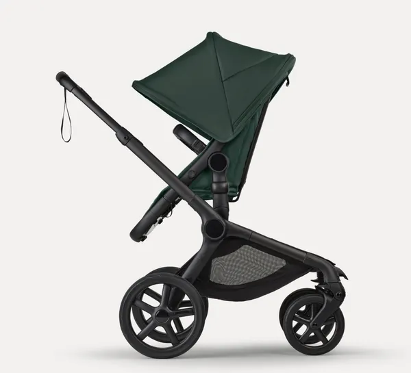 Изображение товара Детская универсальная коляска Bugaboo Fox5 Renew Complete (Black/Fern Green)