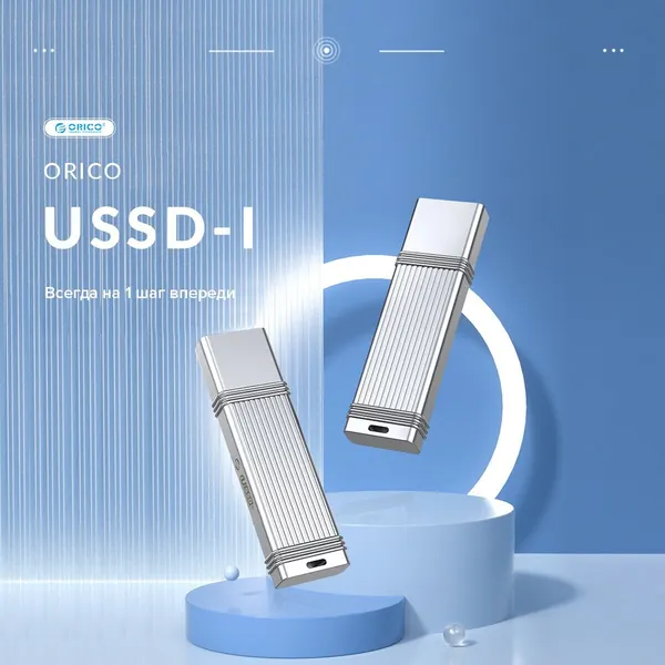 Изображение товара USB flash накопитель Orico USSD-I-C128G-SV-BP