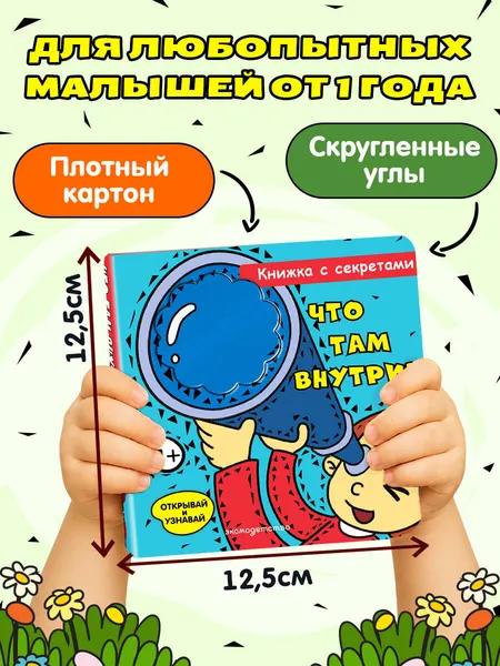 Изображение товара Развивающая книга Эксмо Что там внутри? (9785042280696)