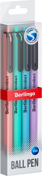 Изображение товара Набор шариковых ручек Berlingo Instinct / CBm_07742_4 (4шт, синий)