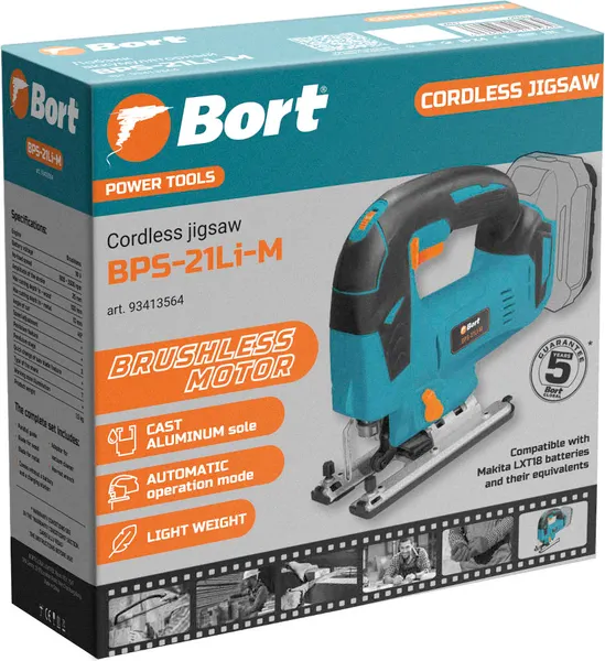 Изображение товара Электролобзик Bort BPS-21Li-M (93413564)