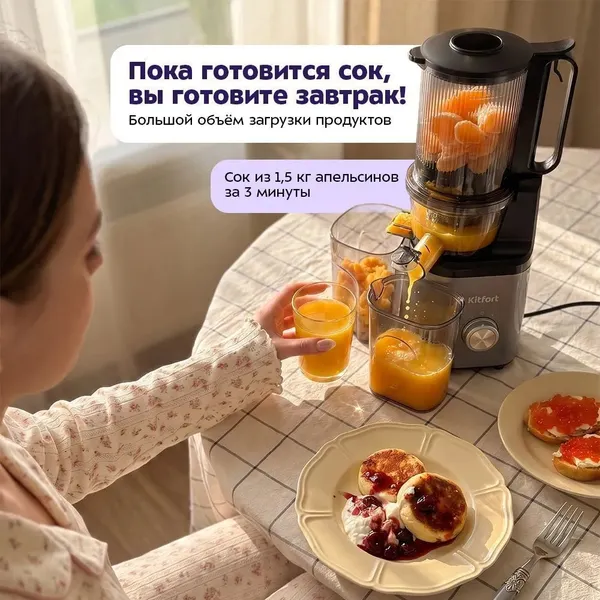 Изображение товара Соковыжималка электрическая Kitfort KT-9701
