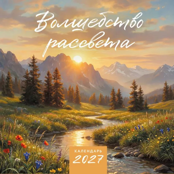 Изображение товара Календарь настенный Эксмо Волшебство рассвета. 2027 год (9785042405990)