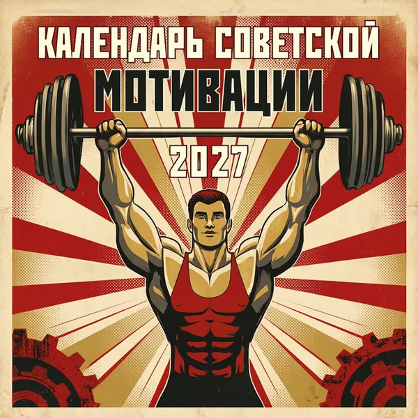 Изображение товара Календарь настенный Эксмо Советской мотивации. 2027 год (9785042472114)