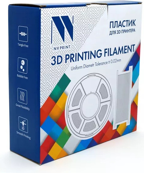 Изображение товара Пластик для 3D-печати NV Print NV-3D-PETG-DARK-CHOCOLATE (1.75мм, 1кг, темный шоколад)