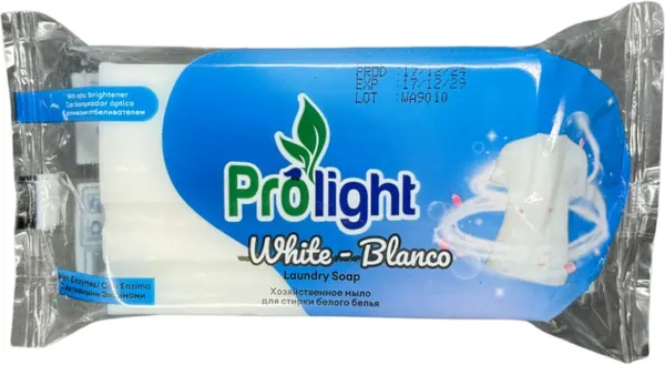 Изображение товара Мыло хозяйственное Prolight для белого белья (200г)