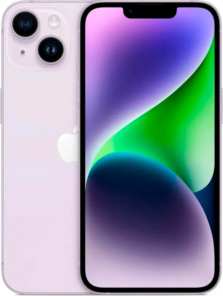 Изображение товара Смартфон восстановленный Apple iPhone 14 128Gb Rostock грейд В (фиолетовый)