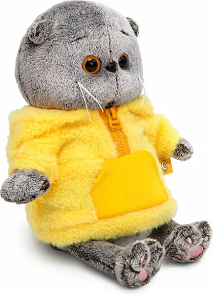 Изображение товара Мягкая игрушка Budi Basa Кот Басик беби в анораке / BB-164