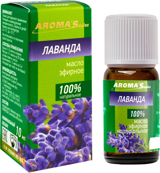 Изображение товара Эфирное масло Aroma Saules Водорастворимое Лаванда (10мл)