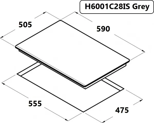Изображение товара Газовая варочная панель Schtoff H6001C28IS (серый)