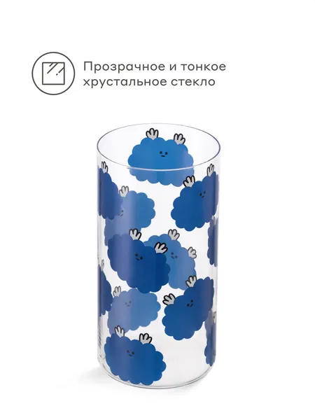 Изображение товара Набор стаканов Pragma Boopla YFPSHY D04D-2 (2шт, 380мл, собачки)