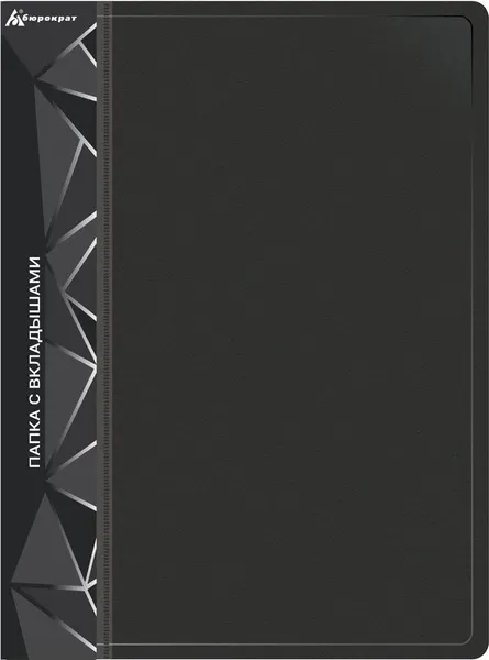 Изображение товара Папка для бумаг Бюрократ BPV30BLCK (черный)