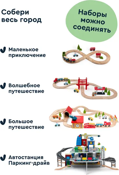 Изображение товара Железная дорога игрушечная Junion Экспресс чудес Волшебное путешествие PH05Y031