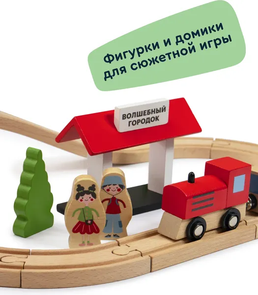 Изображение товара Железная дорога игрушечная Junion Экспресс чудес Волшебное путешествие PH05Y031