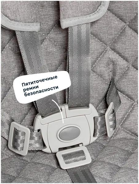 Изображение товара Стульчик для кормления Junion Grum F-001/LGR (серый)