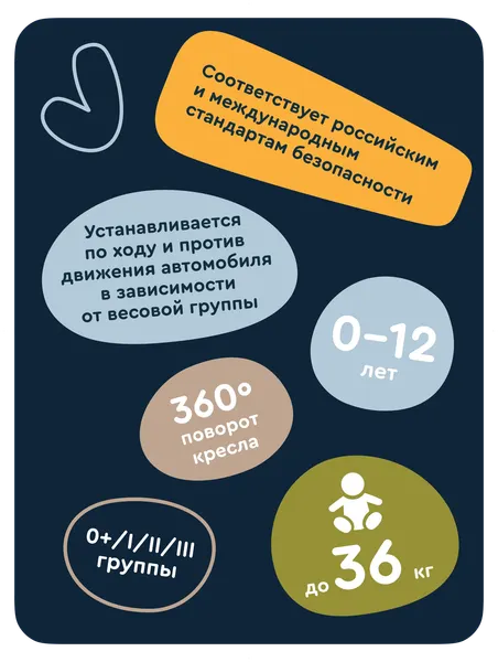 Изображение товара Автокресло Junion Odri ST-03/G (серый)