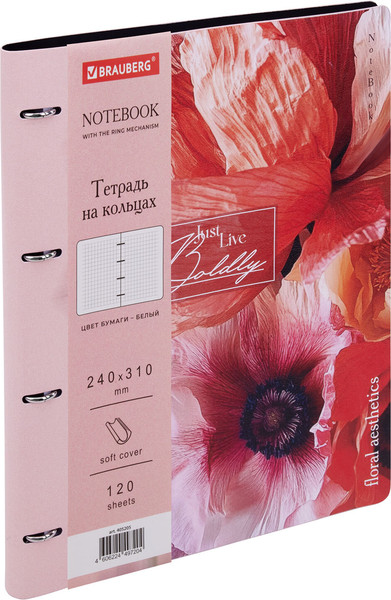 Изображение товара Тетрадь Brauberg Vista. Bloom / 405205 (120л)