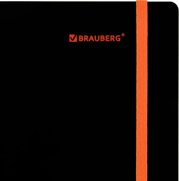 Изображение товара Тетрадь Brauberg 405386 (80л, черный/оранжевый)
