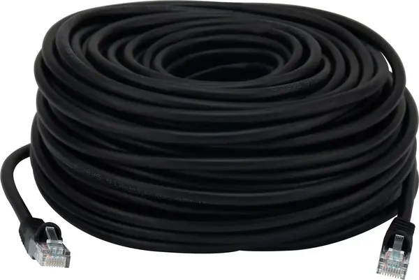 Изображение товара Кабель Buro Литой Molded UTP кат.5E 4 пары 26AWG (30м, черный)