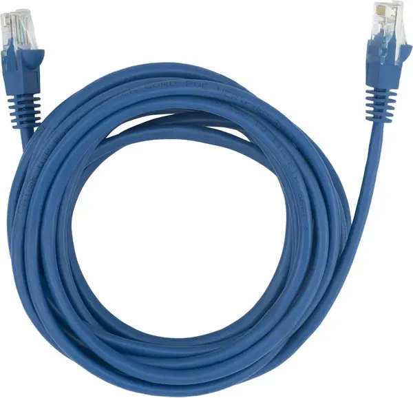 Изображение товара Кабель Buro Литой Molded UTP кат.5E 4 пары 26AWG (5м, синий)