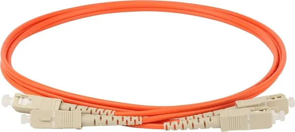 Изображение товара Кабель Lanmaster TWT-2SC-2SC/OM2-1.0 (1м, оранжевый)