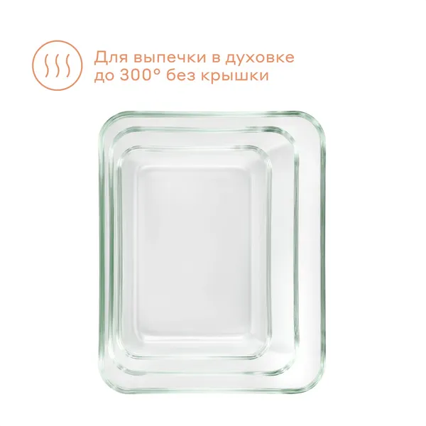 Изображение товара Набор форм для запекания Pragma Punleg BD-PR-CL-3PCS