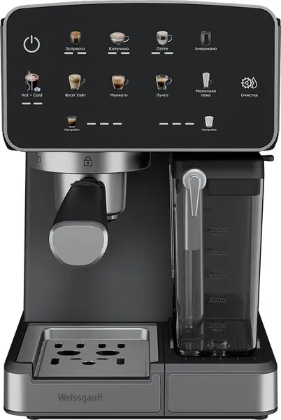 Изображение товара Кофеварка эспрессо Weissgauff WCM-356 Automatic Cappuccino ColorTouch