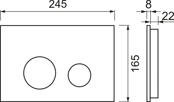 Изображение товара Инсталляция для унитаза TECEspring S401115 (с кнопкой смыва, черный матовый)
