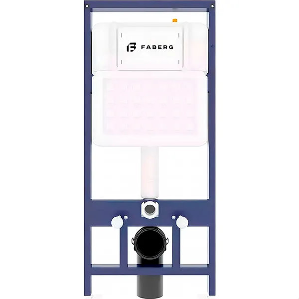Изображение товара Инсталляция для унитаза Faberg BL-003-FB.802.6.3.9005 (с кнопкой смыва, хром)