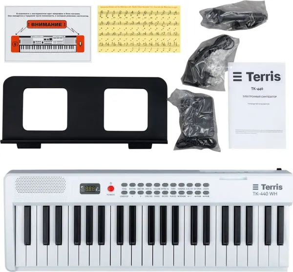 Изображение товара Синтезатор Terris TK-440 WH