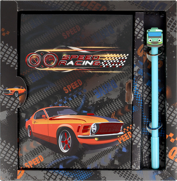Изображение товара Записная книжка Darvish Speed Racing. С ручкой / DV-15946-2 (50л)