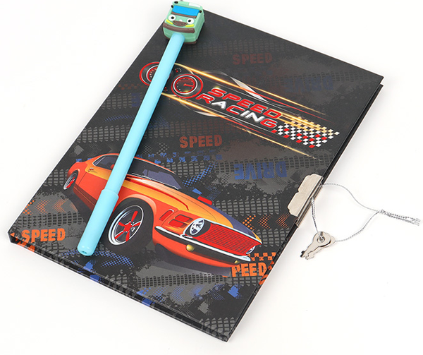 Изображение товара Записная книжка Darvish Speed Racing. С ручкой / DV-15946-2 (50л)