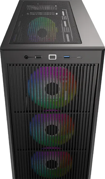 Изображение товара Корпус для компьютера ID-Cooling WARE 510 ARGB (без БП, черный)