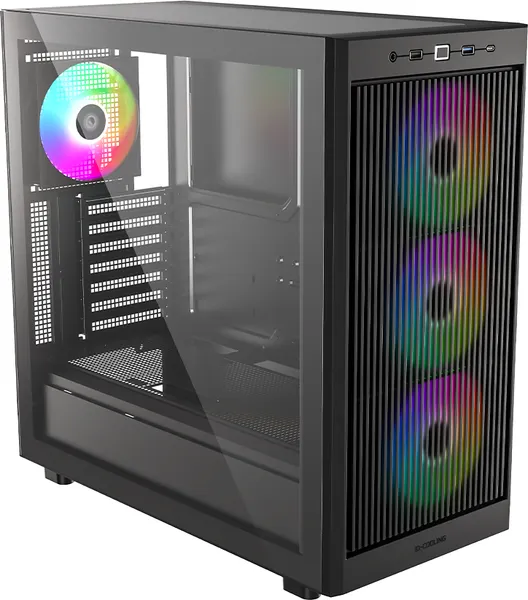 Изображение товара Корпус для компьютера ID-Cooling WARE 510 ARGB (без БП, черный)