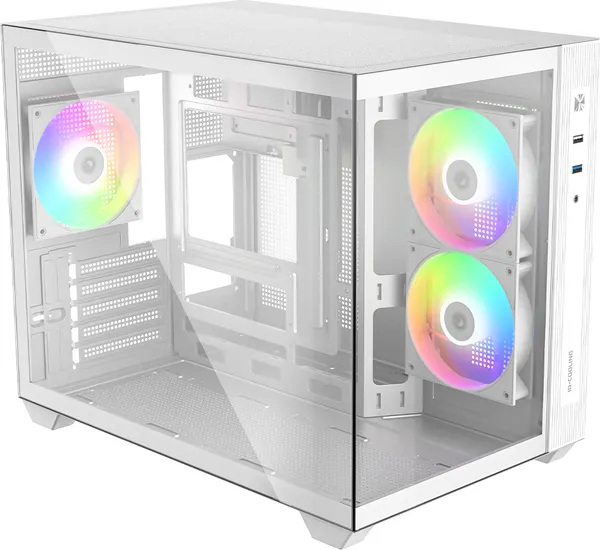 Изображение товара Корпус для компьютера ID-Cooling VIEW 500 ARGB WH (без БП, белый)