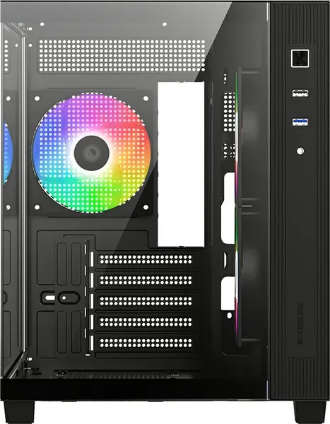 Изображение товара Корпус для компьютера ID-Cooling VIEW 500 ARGB (без БП, черный)