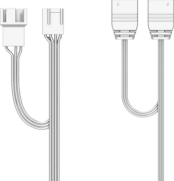 Изображение товара Корпус для компьютера ID-Cooling WARE 300 ARGB WH (без БП, белый)