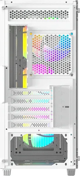 Изображение товара Корпус для компьютера ID-Cooling WARE 300 ARGB WH (без БП, белый)