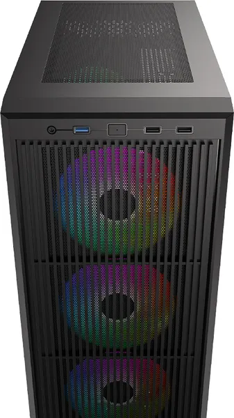Изображение товара Корпус для компьютера ID-Cooling WARE 300 ARGB (без БП, черный)