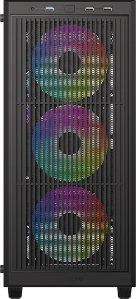 Изображение товара Корпус для компьютера ID-Cooling WARE 300 ARGB (без БП, черный)