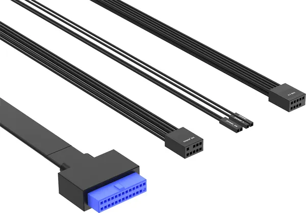 Изображение товара Корпус для компьютера ID-Cooling WARE 300 ARGB (без БП, черный)