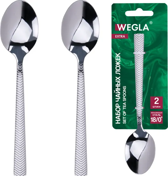 Изображение товара Набор чайных ложек Wegla Extra / 702270 (2шт)